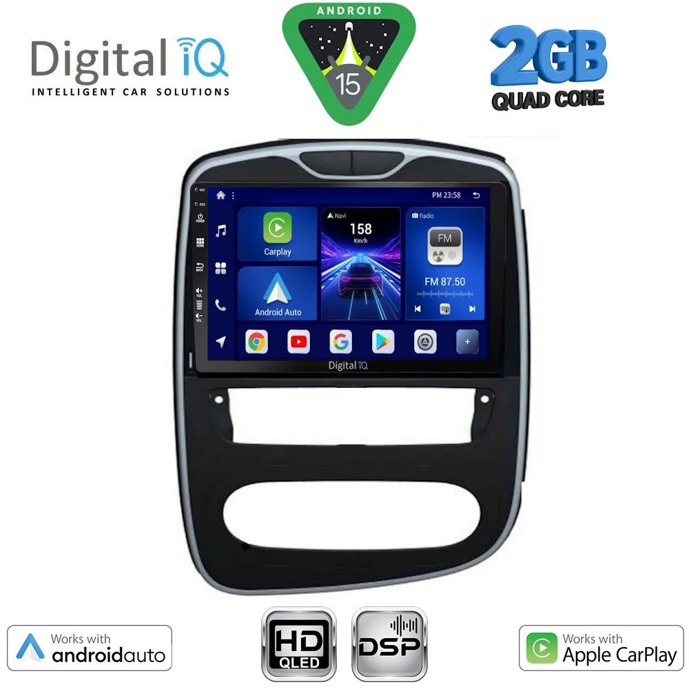 Φωτογραφία προϊόντος: DIGITAL IQ BXC 3545_CPAA (10inc) MULTIMEDIA TABLET for RENAULT CLIO mod. 2016-2019