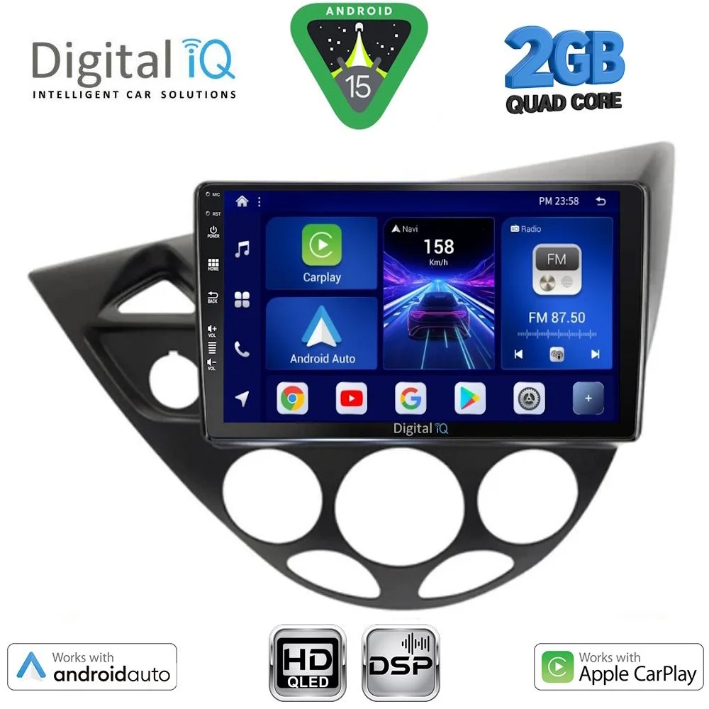 Φωτογραφία προϊόντος: DIGITAL IQ BXC 3169_CPAA (9inc) MULTIMEDIA TABLET for FORD FOCUS mod. 1998-2004