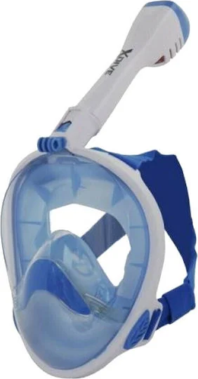 Φωτογραφία προϊόντος: XDIVE ΜΑΣΚΑ FULLFACE CRYSTAL COLOR BOX ΑΣΠΡΟ-ΜΠΛΕ L/XL