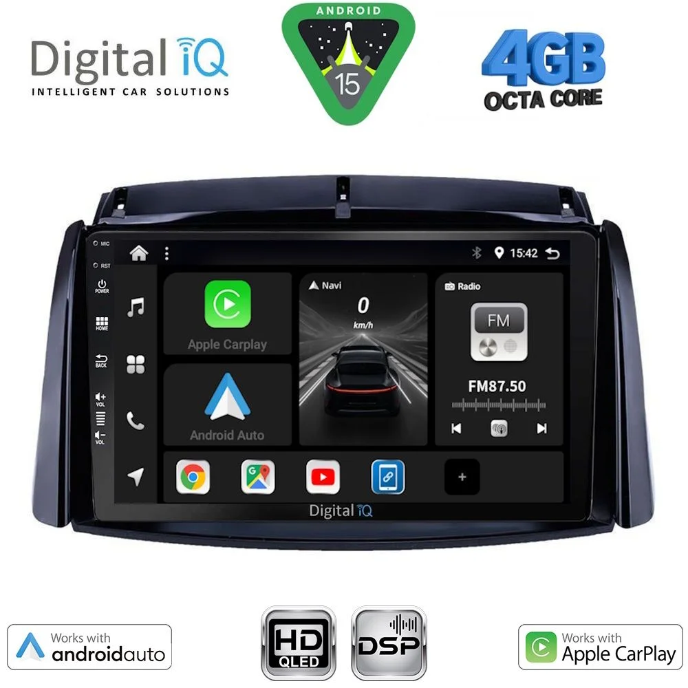 Φωτογραφία προϊόντος: DIGITAL IQ BXF 16551_CPAA (9inc) MULTIMEDIA TABLET for RENAULT KOLEOS mod. 2006-2016