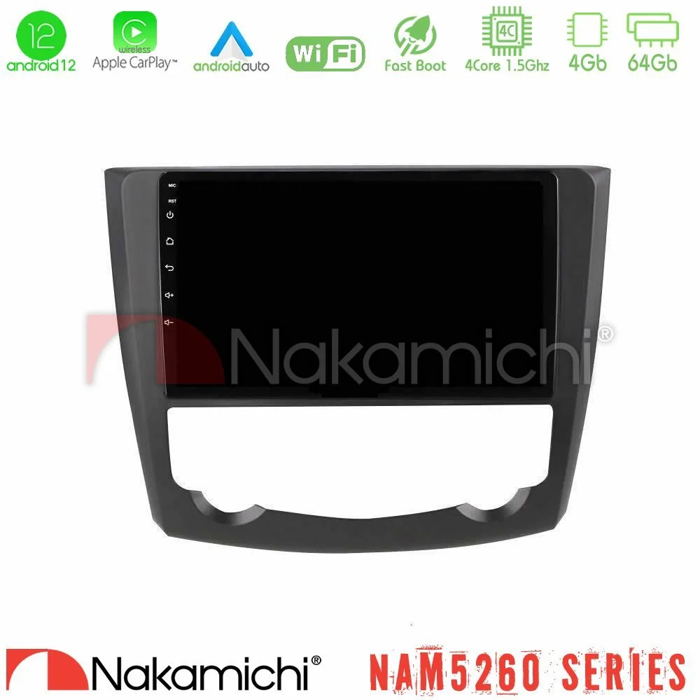 Φωτογραφία προϊόντος: Nakamichi NAM5260 Series 4Core Android12 4+64GB Renault Kadjar Navigation Multimedia Tablet 9 Με Carplay & Android Auto