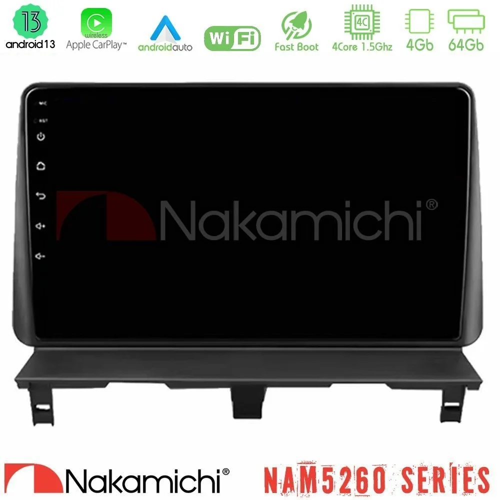 Φωτογραφία προϊόντος: Nakamichi NAM5260 Series 4Core Android13 4+64GB Peugeot Partner / Citroën Berlingo 2002-2008 Navigation Multimedia Tablet 9 Με Carplay & Android Auto