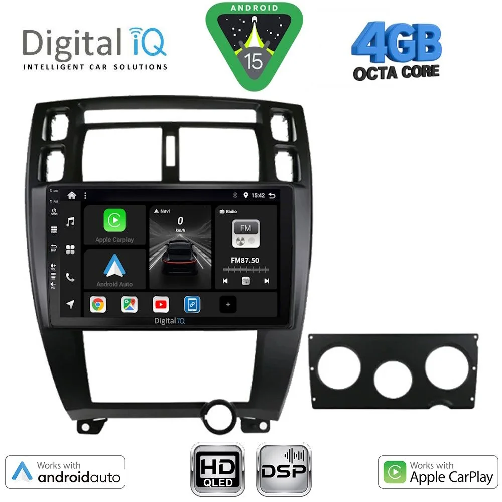 Φωτογραφία προϊόντος: DIGITAL IQ BXF 16241BL_CPAA (10inc) MULTIMEDIA TABLET for HYUNDAI TUCSON mod. 2004-2010
