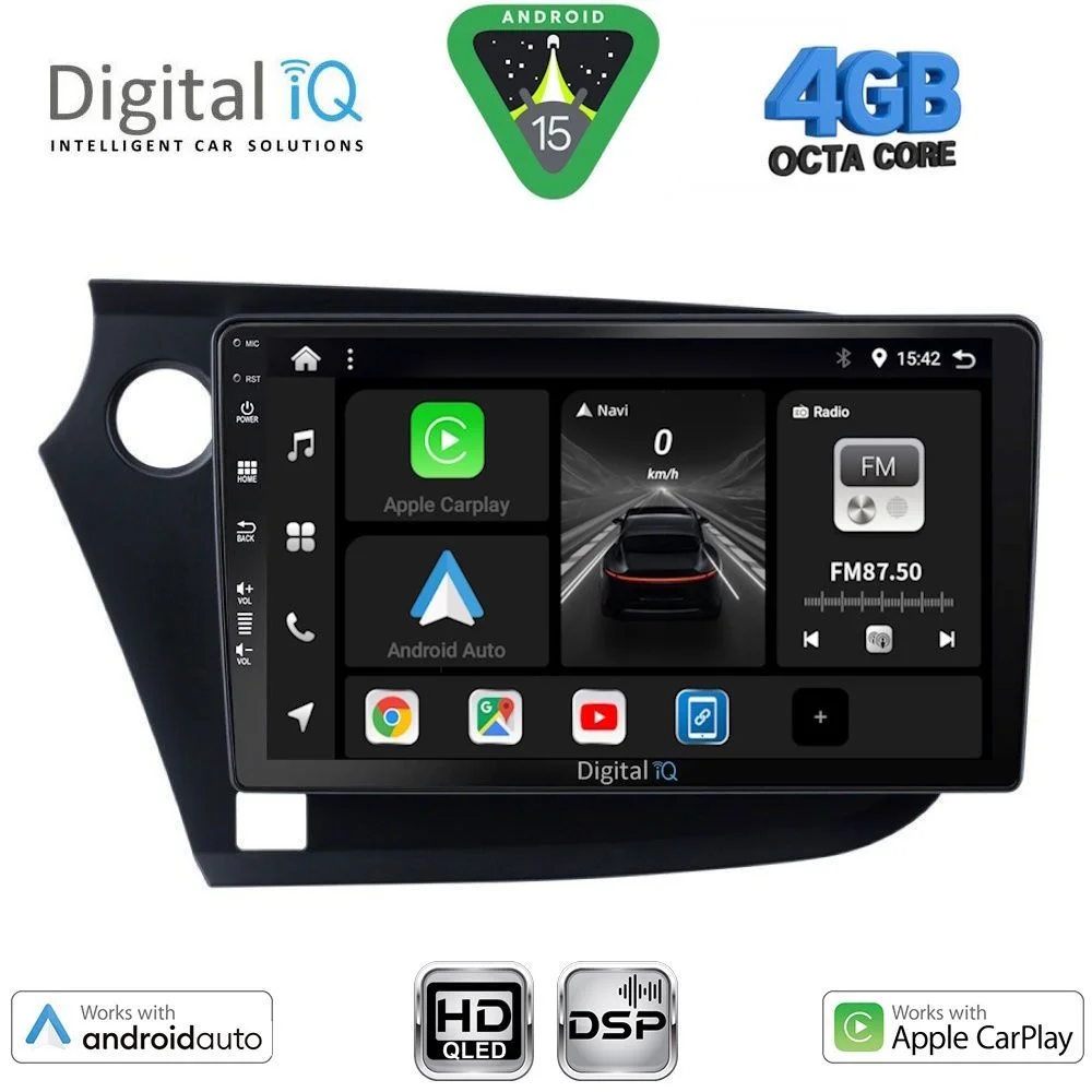 Φωτογραφία προϊόντος: DIGITAL IQ BXF 16205_CPAA (9inc) MULTIMEDIA TABLET for HONDA INSIGHT mod. 2009-2014