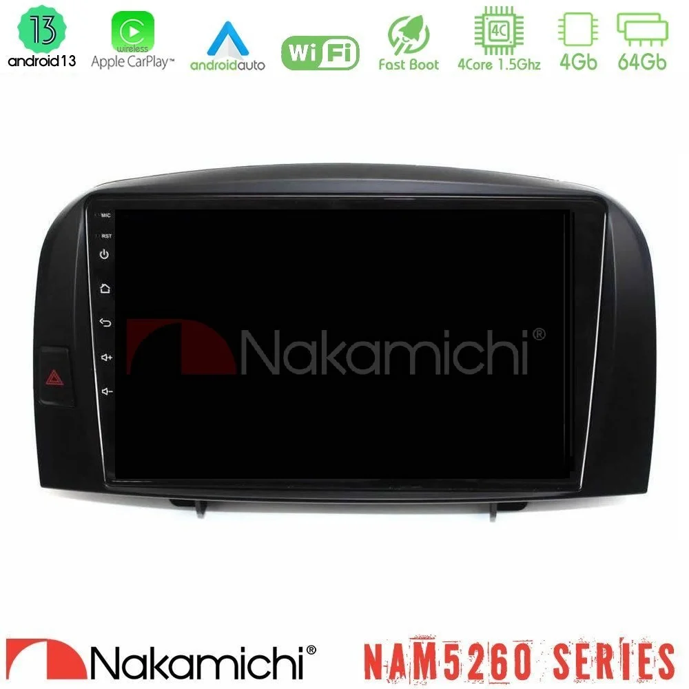 Φωτογραφία προϊόντος: Nakamichi NAM5260 Series 4Core Android13 4+64GB Hyundai Sonata 2005-2009 Navigation Multimedia Tablet 10 Με Carplay & Android Auto