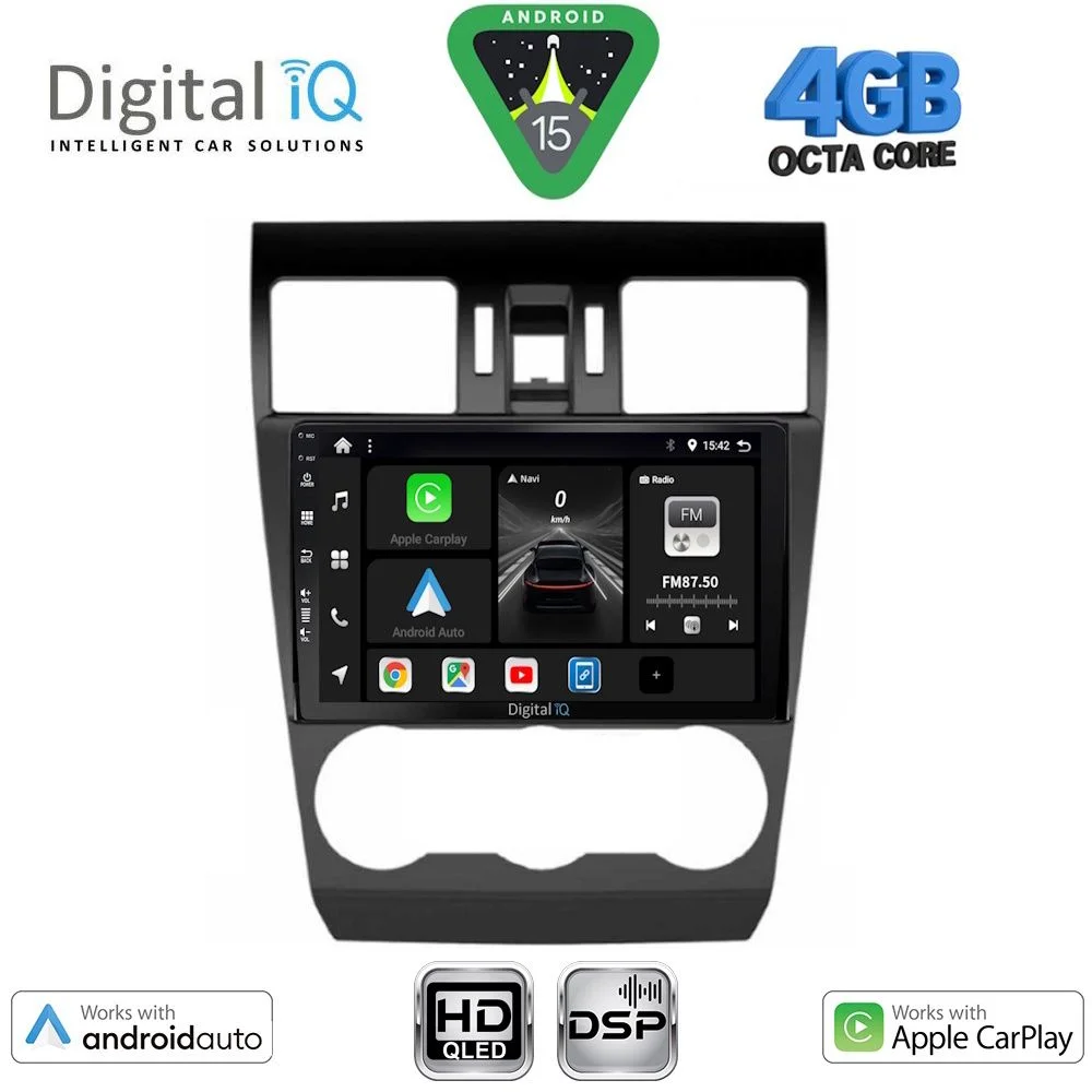 Φωτογραφία προϊόντος: DIGITAL IQ BXF 16663_CPAA (9inc) MULTIMEDIA TABLET for SUBARU FORESTER - IMPREZA - XV mod. 2013-2019