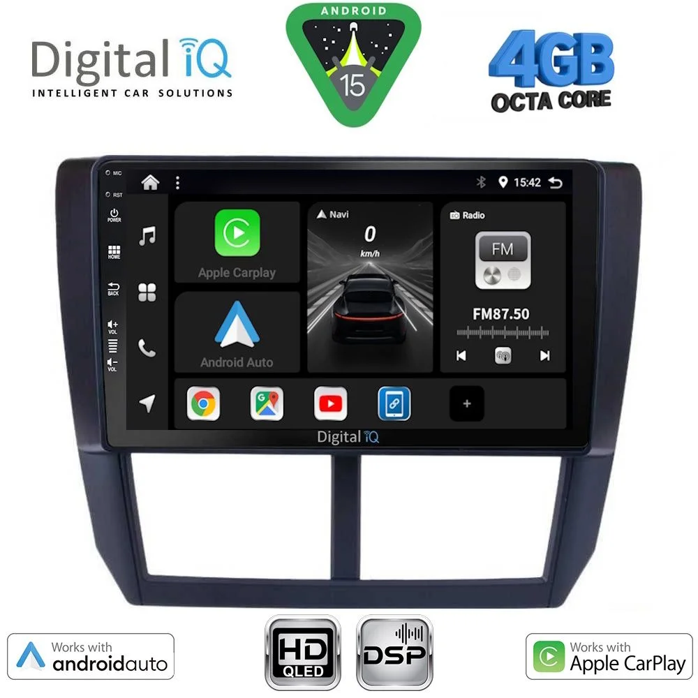 Φωτογραφία προϊόντος: DIGITAL IQ BXF 16662_CPAA (9inc) MULTIMEDIA TABLET for SUBARU FORESTER - IMPREZA - XV mod. 2008-2013