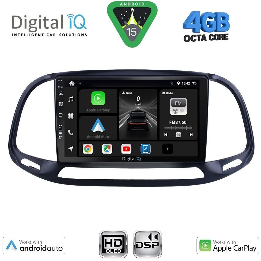 Φωτογραφία προϊόντος: DIGITAL IQ BXF 16138_CPAA (9inc) MULTIMEDIA TABLET for FIAT DOBLO – OPEL COMBO mod. 2015-2018