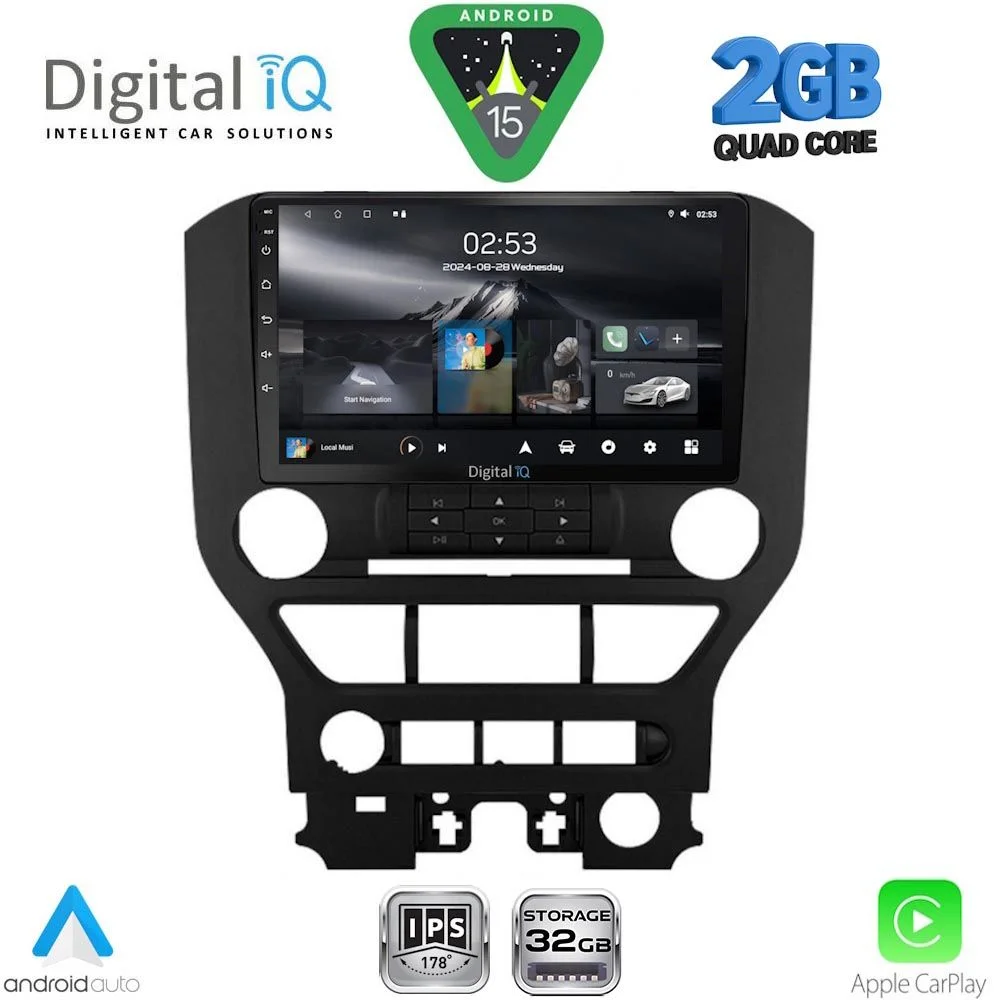 Φωτογραφία προϊόντος: DIGITAL IQ RSD 1166_CPA 3BUT (9inc) MULTIMEDIA TABLET for FORD MUSTANG mod. 2015-2020
