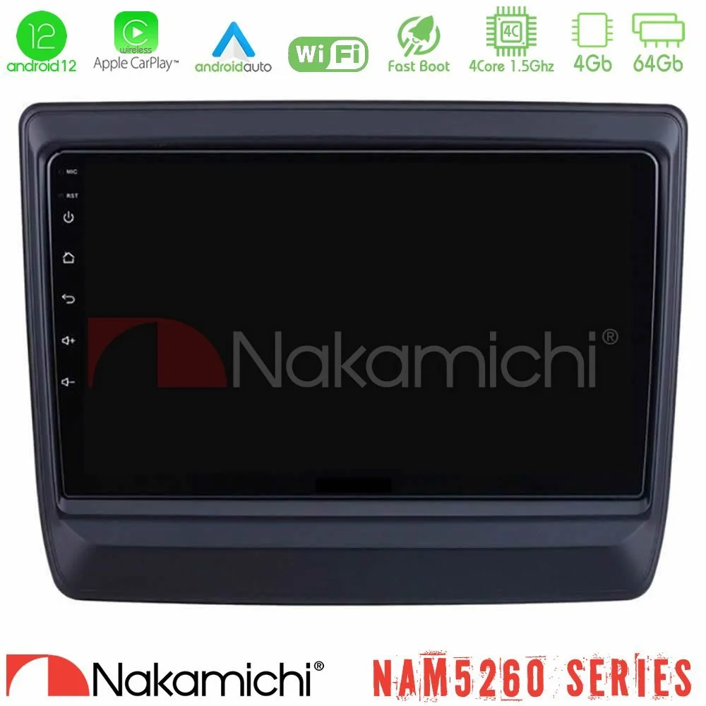 Φωτογραφία προϊόντος: Nakamichi NAM5260 Series 4Core Android12 4+64GB Isuzu D-MAX 2020-2023 Navigation Multimedia Tablet 9 Με Carplay & Android Auto