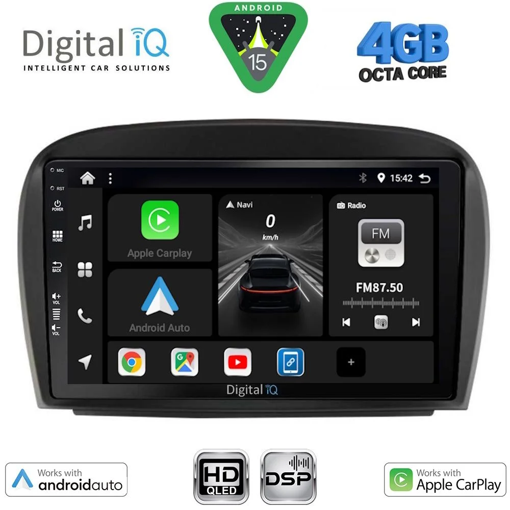 Φωτογραφία προϊόντος: DIGITAL IQ BXF 16427_CPAA (9inc) MULTIMEDIA TABLET for MERCEDES SL (R230) FACELIFT mod. 2006-2012