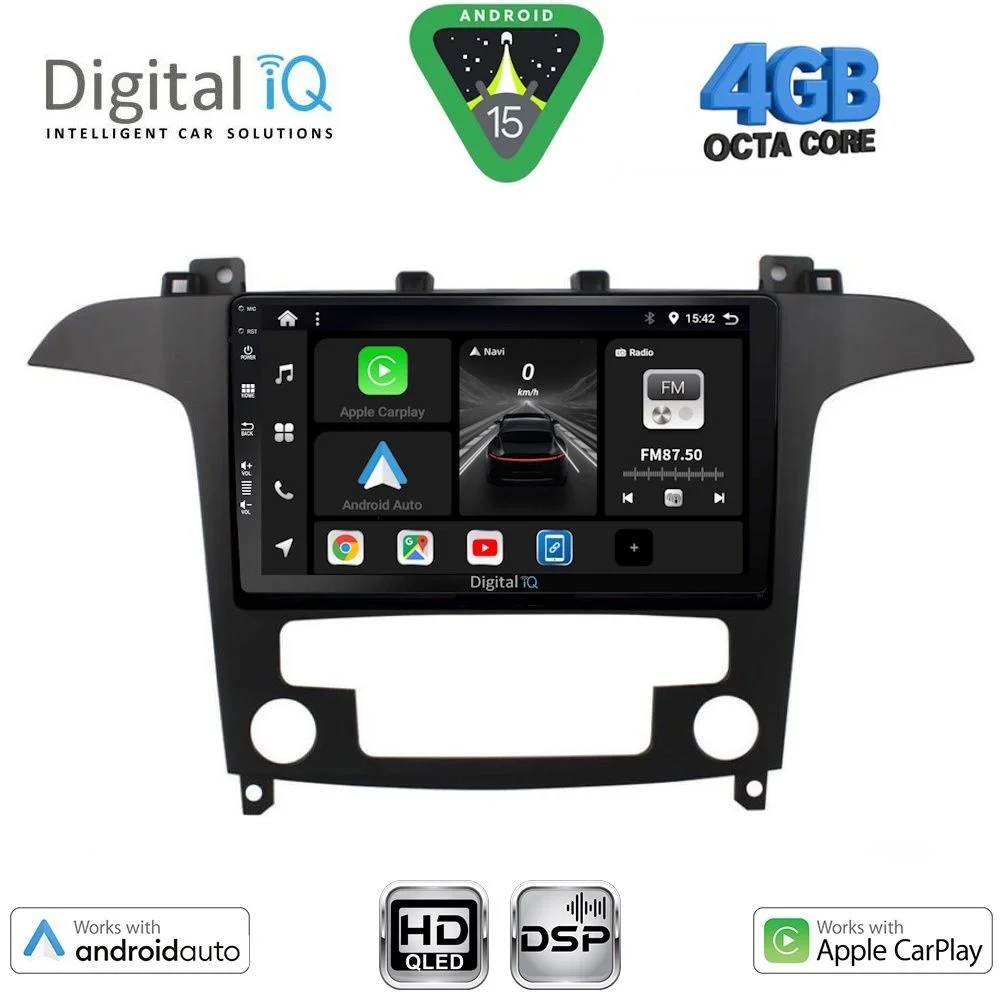 Φωτογραφία προϊόντος: DIGITAL IQ BXF 16175_CPAA CLIMA (9inc) MULTIMEDIA TABLET for FORD SMAX mod. 2006-2014