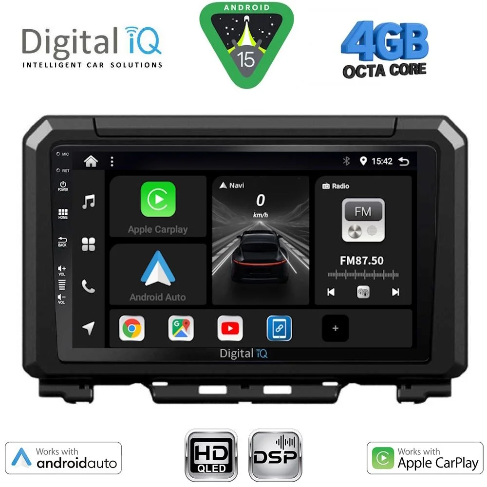 Φωτογραφία προϊόντος: DIGITAL IQ BXF 16679_CPAA (9inc) MULTIMEDIA TABLET for SUZUKI JIMNY mod. 2017-2026