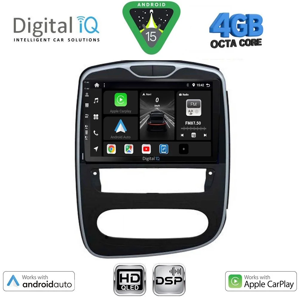 Φωτογραφία προϊόντος: DIGITAL IQ BXF 16545_CPAA (10inc) MULTIMEDIA TABLET for RENAULT CLIO mod. 2016-2019
