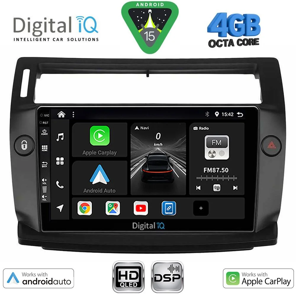 Φωτογραφία προϊόντος: DIGITAL IQ BXF 16084BL_CPAA (9inc) MULTIMEDIA TABLET for CITROEN C4 mod. 2004-2011 (BLACK)