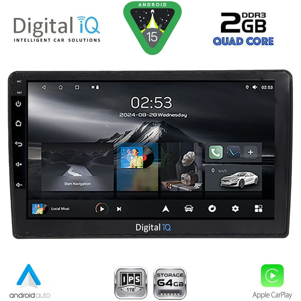 Φωτογραφία προϊόντος: DIGITAL IQ RSD 1005_CPA (10inc) MULTIMEDIA TABLET for AUDI A4 mod. 2008-2015