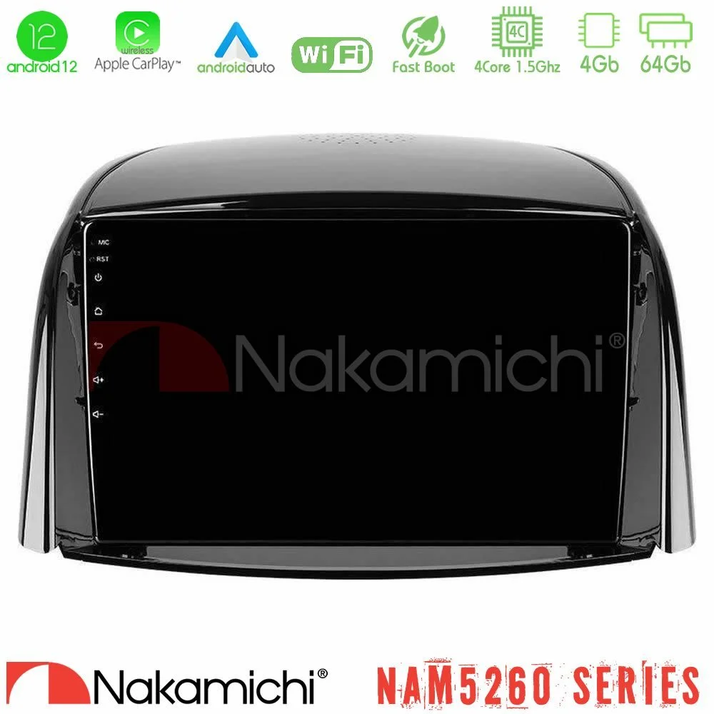 Φωτογραφία προϊόντος: Nakamichi NAM5260 Series 4Core Android12 4+64GB Renault Koleos 2007-2015 Navigation Multimedia Tablet 9 Με Carplay & Android Auto