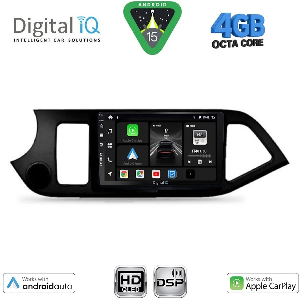 Φωτογραφία προϊόντος: DIGITAL IQ BXF 16308_CPAA (9inc) MULTIMEDIA TABLET for KIA PICANTO mod. 2011-2017