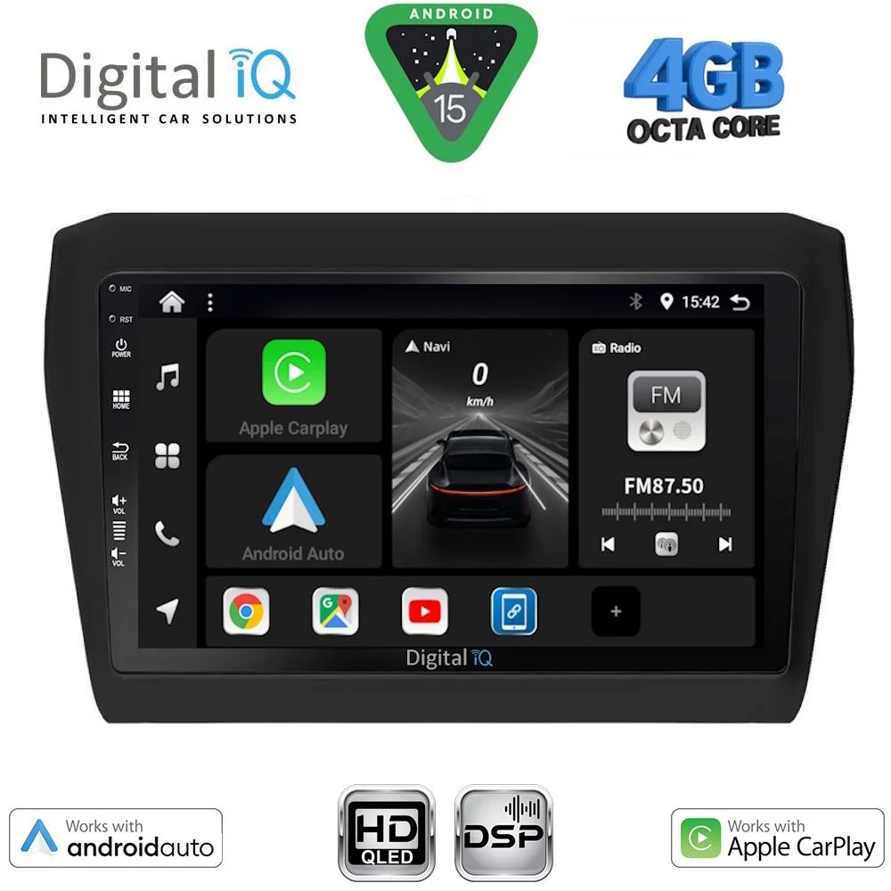 Φωτογραφία προϊόντος: DIGITAL IQ BXF 16686_CPAA (9inc) MULTIMEDIA TABLET for SUZUKI SWIFT mod. 2017-2026