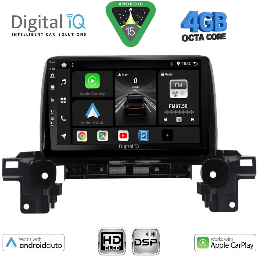 Φωτογραφία προϊόντος: DIGITAL IQ BXF 16381_CPAA (9inc) MULTIMEDIA TABLET for MAZDA CX5 mod. 2017-2025