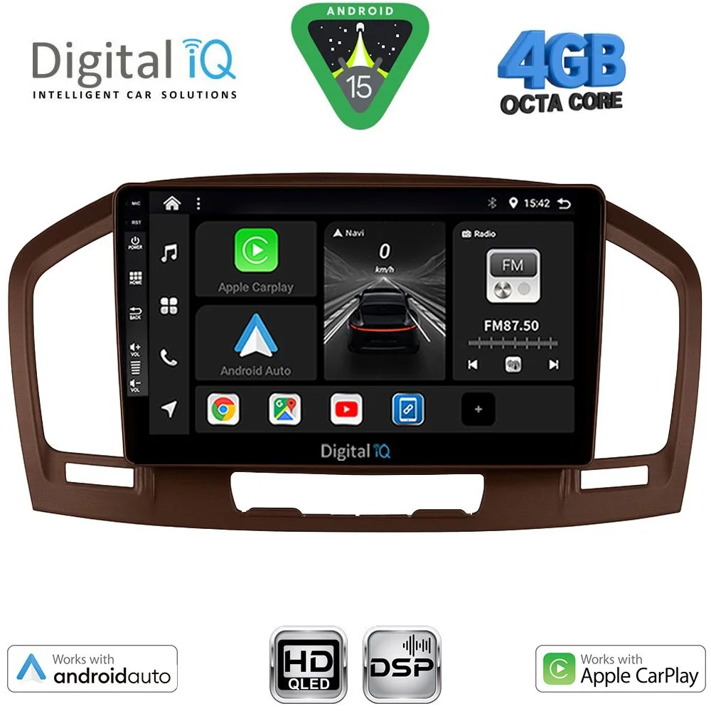 Φωτογραφία προϊόντος: DIGITAL IQ BXF 16491BR_CPAA (9inc) MULTIMEDIA TABLET for OPEL INSIGNIA mod. 2008-2013 (BROWN)