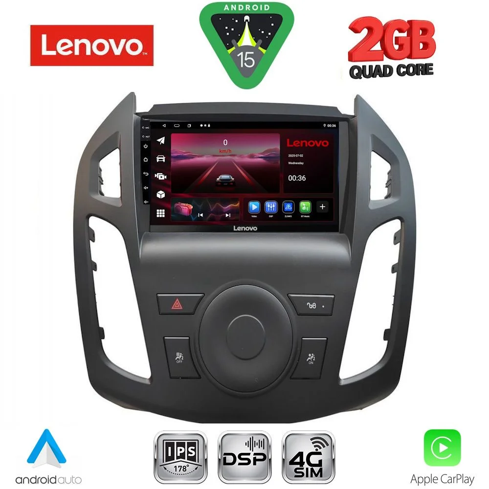 Φωτογραφία προϊόντος: LENOVO LVF 5176_CPA (9inc) MULTIMEDIA TABLET for FORD TRANSIT CONNECT mod. 2013-2018