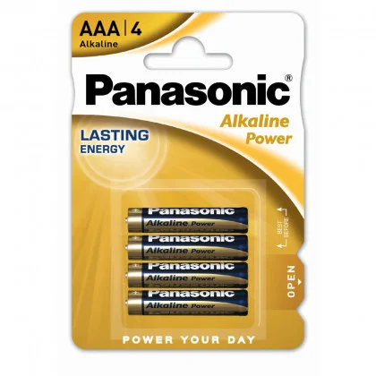 Φωτογραφία προϊόντος: Μπαταρία Αλκαλική Panasonic Alcaline Power LR03APB/4BP size AAA 1.5V Τεμ, 4
