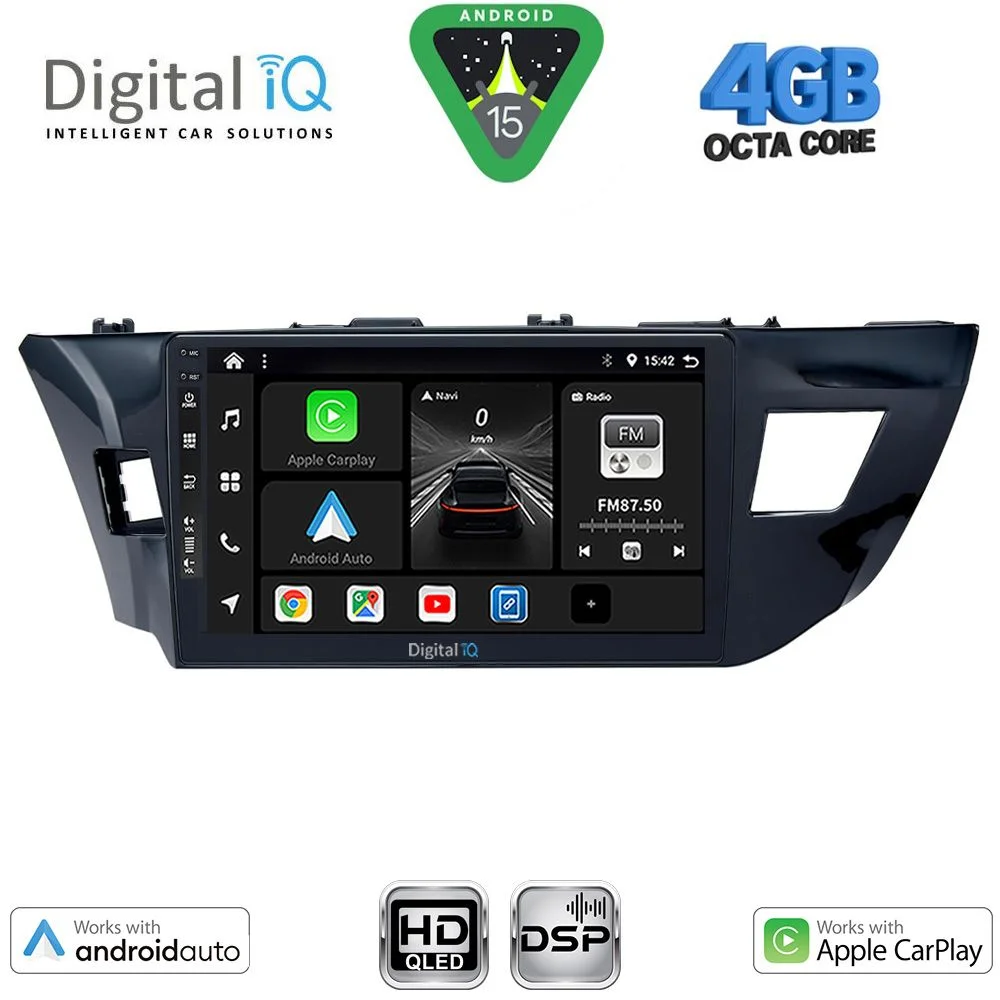 Φωτογραφία προϊόντος: DIGITAL IQ BXF 16714MD_CPAA (10inc) MULTIMEDIA TABLET for TOYOTA COROLLA mod. 2013-2016