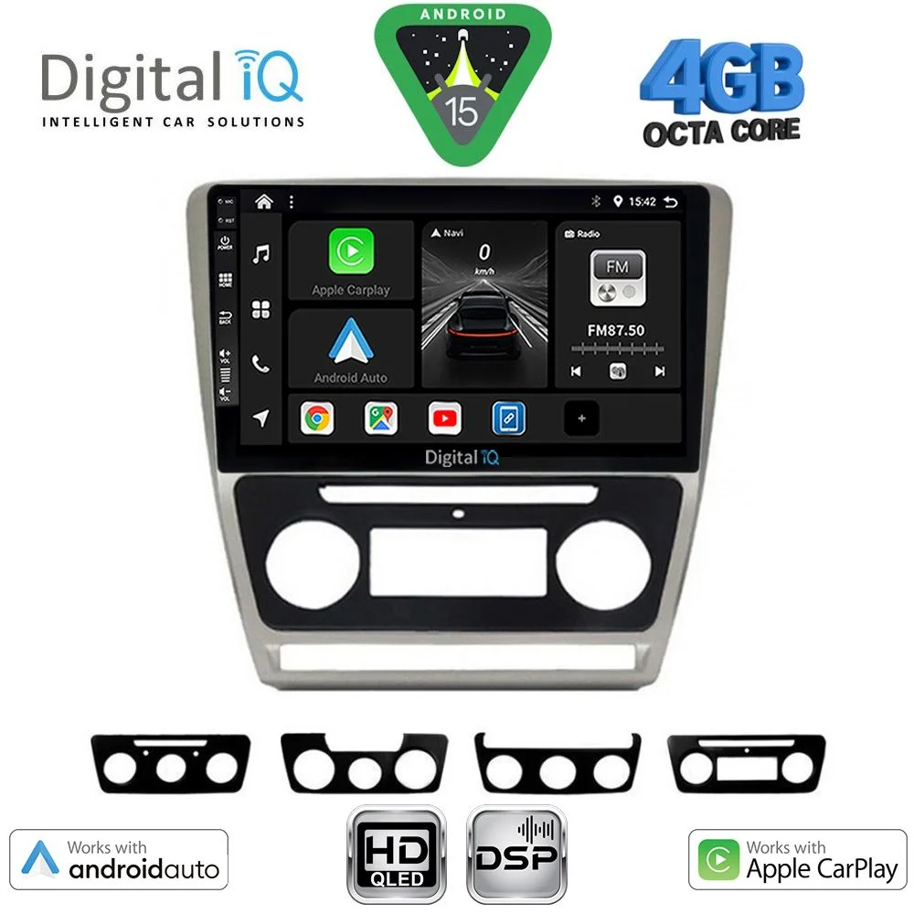 Φωτογραφία προϊόντος: DIGITAL IQ BXF 16595SL_CPAA (10inc) MULTIMEDIA TABLET for SKODA OCTAVIA 5 mod. 2005-2012 (SILVER)