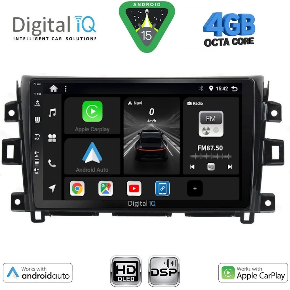 Φωτογραφία προϊόντος: DIGITAL IQ BXF 16456_CPAA (10inc) MULTIMEDIA TABLET for NISSAN NAVARA mod. 2016-2025