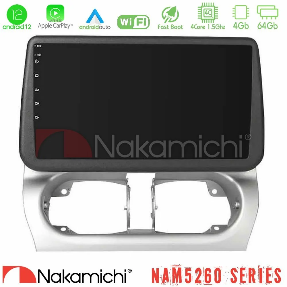 Φωτογραφία προϊόντος: Nakamichi NAM5260 Series Opel Corsa C/Combo C 4Core Android12 4+64GB Navigation Multimedia Tablet 9″ Με Carplay & Android Auto