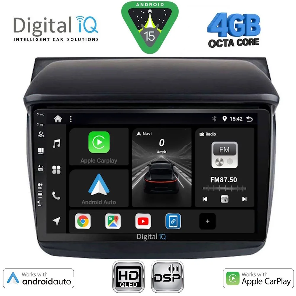 Φωτογραφία προϊόντος: DIGITAL IQ BXF 16436_CPAA (9inc) MULTIMEDIA TABLET for MITSUBISHI L200 mod. 2006-2015