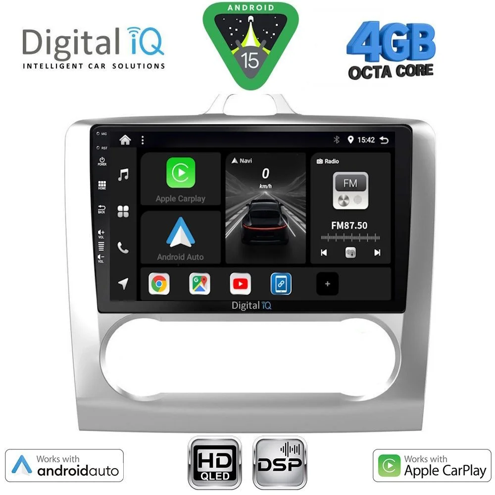 Φωτογραφία προϊόντος: DIGITAL IQ BXF 16156SL_CPAA CLIMA (9inc) MULTIMEDIA TABLET for FORD FOCUS mod. 2005-2012 (SILVER)