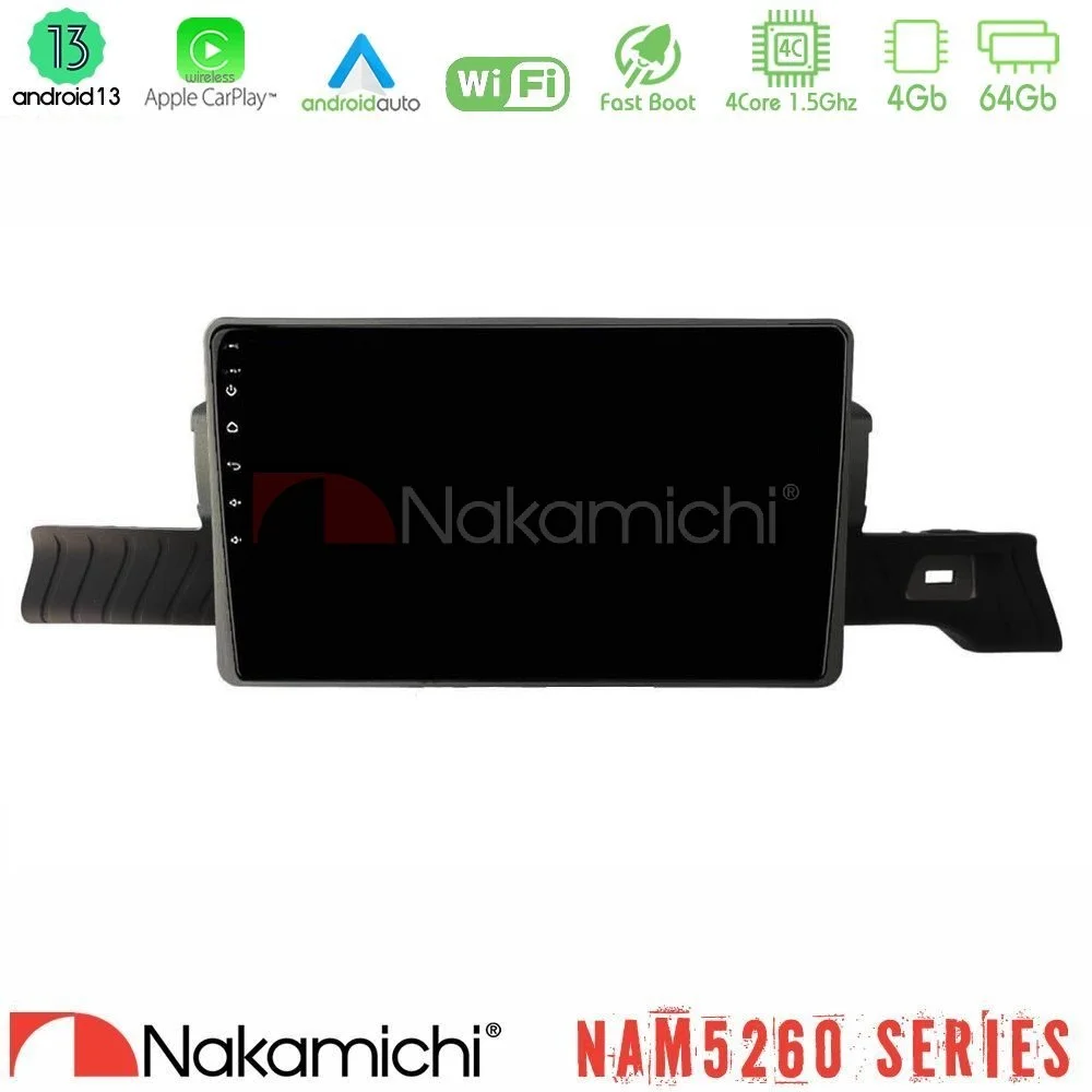 Φωτογραφία προϊόντος: Nakamichi NAM5260 Series 4Core Android13 4+64GB Citroen C3 You 2025-> Navigation Multimedia Tablet 9 Με Carplay & Android Auto