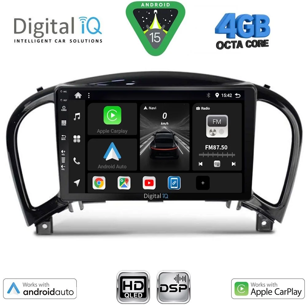 Φωτογραφία προϊόντος: DIGITAL IQ BXF 16452_CPAA (9inc) MULTIMEDIA TABLET for NISSAN JUKE mod. 2009-2020