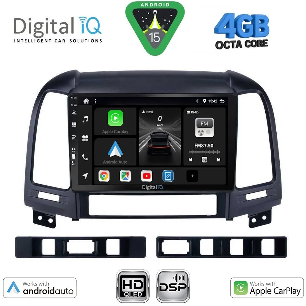 Φωτογραφία προϊόντος: DIGITAL IQ BXF 16239_CPAA (9inc) MULTIMEDIA TABLET for HYUNDAI SANTA FE mod. 2005-2013