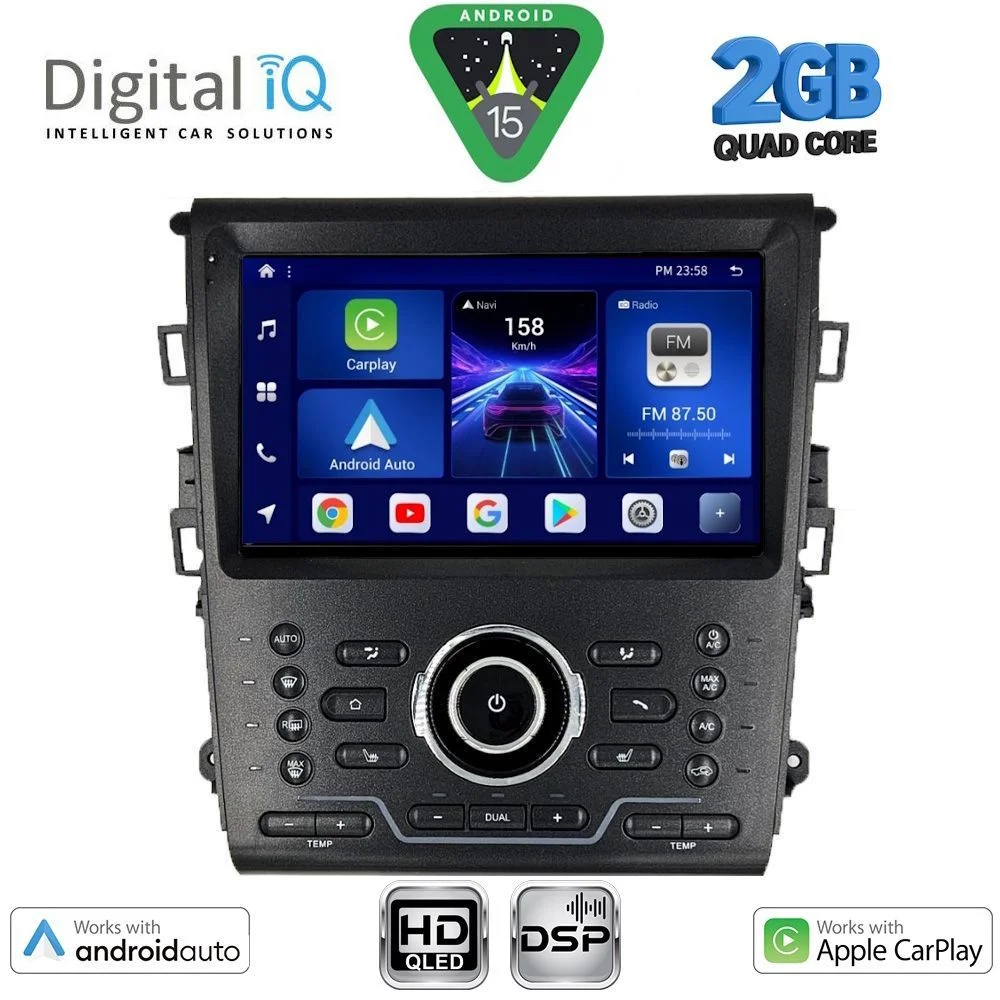 Φωτογραφία προϊόντος: DIGITAL IQ BXC 3164_CPAA CLIMA (9inc) MULTIMEDIA TABLET for FORD MONDEO mod. 2014-2023
