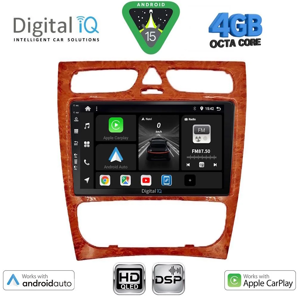 Φωτογραφία προϊόντος: DIGITAL IQ BXF 16402CH_CPAA (9inc) MULTIMEDIA TABLET for MERCEDES C (W203) mod. 1999-2004