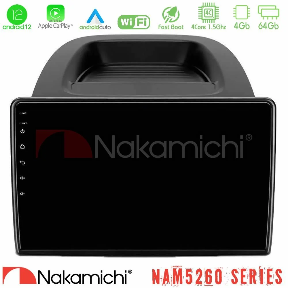 Φωτογραφία προϊόντος: Nakamichi NAM5260 Series 4Core Android12 4+64GB Ford Ecosport 2018-2020 Navigation Multimedia Tablet 10 Με Carplay & Android Auto