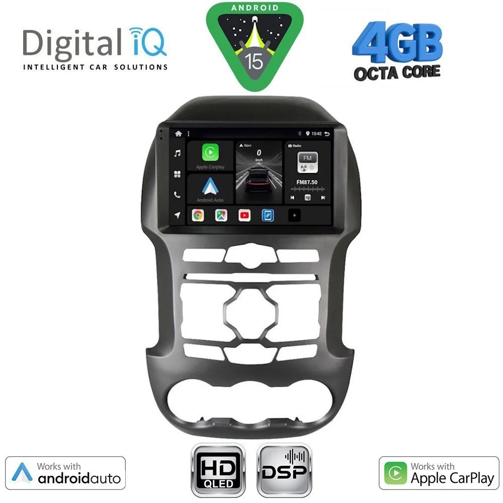 Φωτογραφία προϊόντος: DIGITAL IQ BXF 16171S_CPAA (9inc) MULTIMEDIA TABLET for FORD RANGER mod. 2011-2015