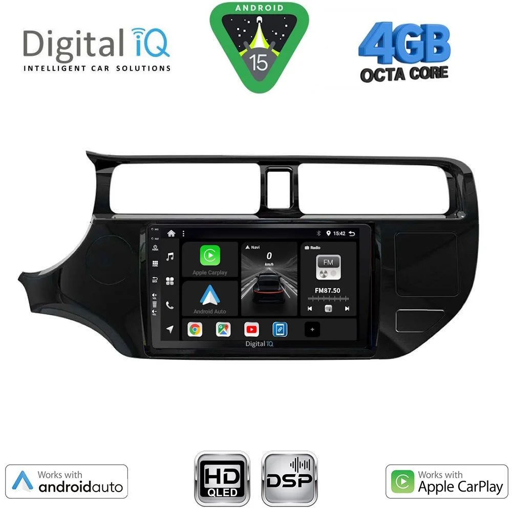 Φωτογραφία προϊόντος: DIGITAL IQ BXF 16314_CPAA (9inc) MULTIMEDIA TABLET for KIA RIO mod. 2012-2015