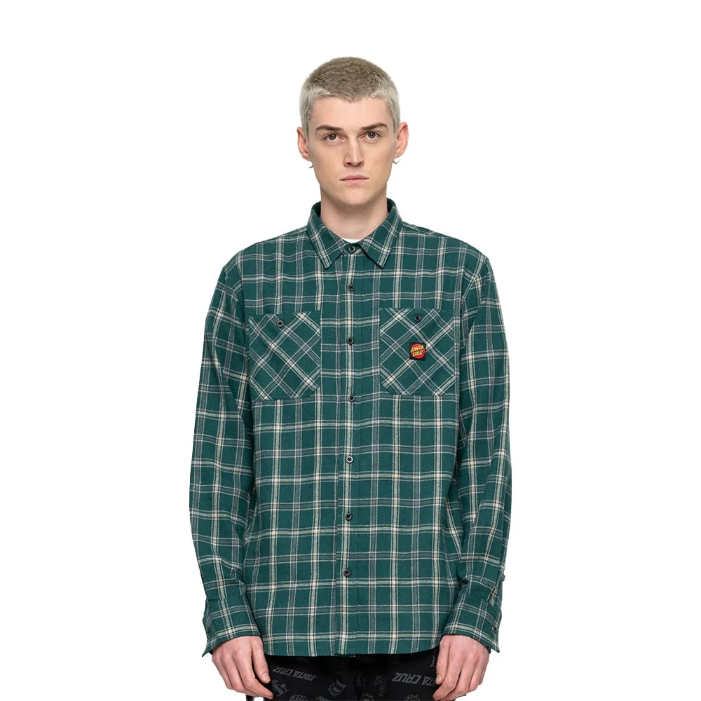 Φωτογραφία προϊόντος: Πουκάμισο Flannel Santa CruzApex Green Check