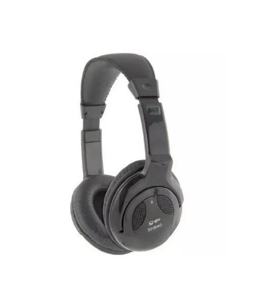Φωτογραφία προϊόντος: Qtx SHB40 Stereo Hi-Fi Ενσύρματα Ακουστικά Μαύρα (Τεμάχιο)