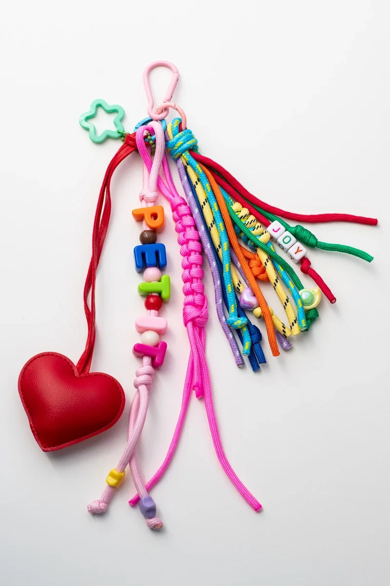 Φωτογραφία προϊόντος: Bag Charm Red Heart and Letters Petit Boutik