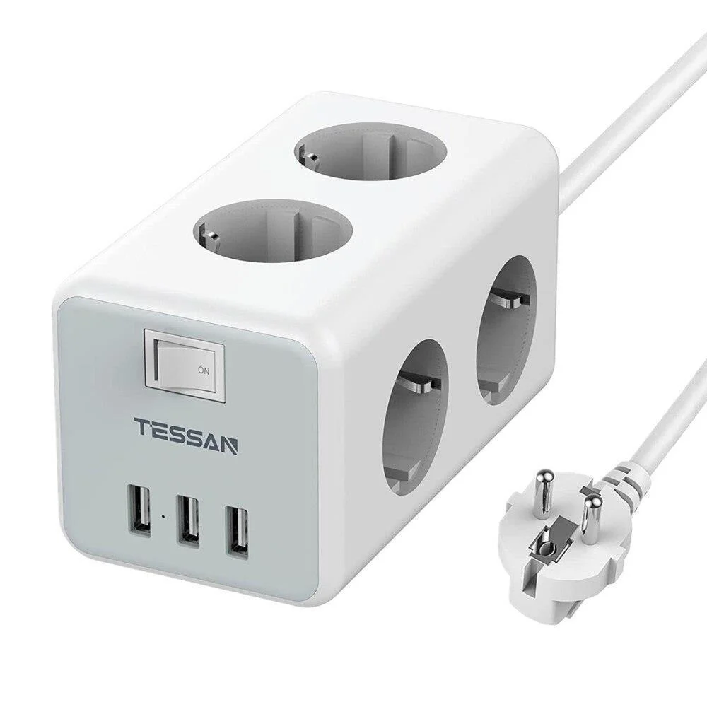 Φωτογραφία προϊόντος: Πολύπριζο Tessan TS306 6 Θέσεων