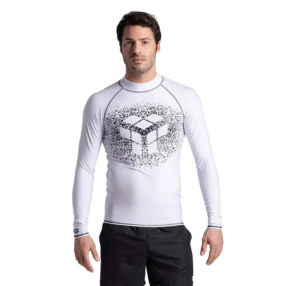 Φωτογραφία προϊόντος: Arena Men's Rash Vest Longsleeve Graphic UV Protection Tee Άσπρο 006291-155 (Arena)