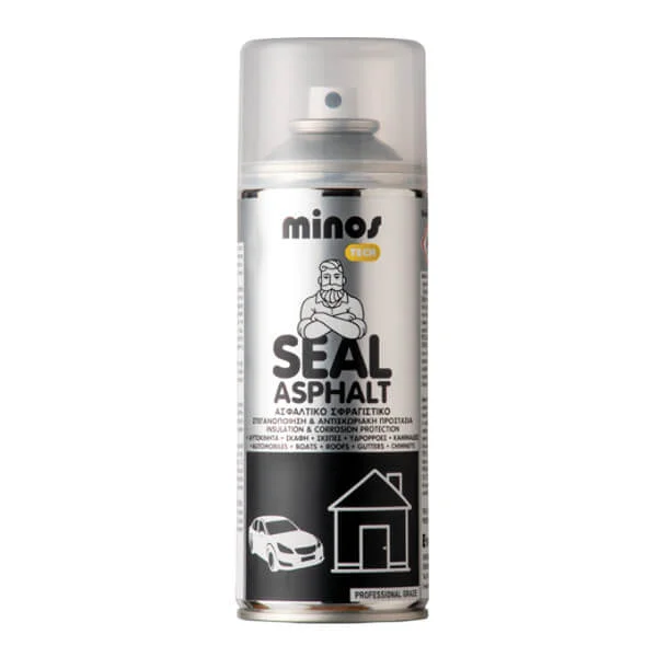 Φωτογραφία προϊόντος: Mercola MINOS Spray Asphalt Seal Μονωτικό Σπρέι Μαύρο 400ml (9215)