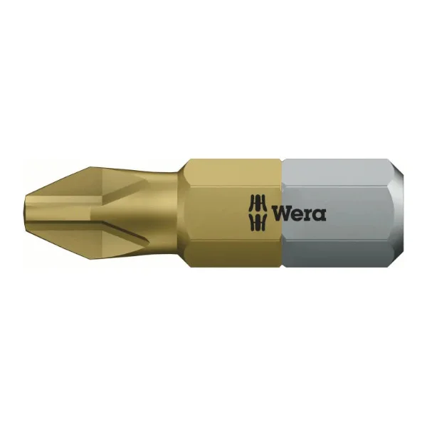 Φωτογραφία προϊόντος: OEM WERA 851/1 TiN Μύτη Σταυρoύ Τιτανίου PH2 x 25mm (05480172001)