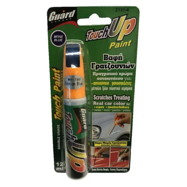 Φωτογραφία προϊόντος: GUARD 2131-4 Touch Up Paint Στυλό Επιδιόρθωσης για Γρατζουνιές Αυτοκινήτου Μπλε 12ml