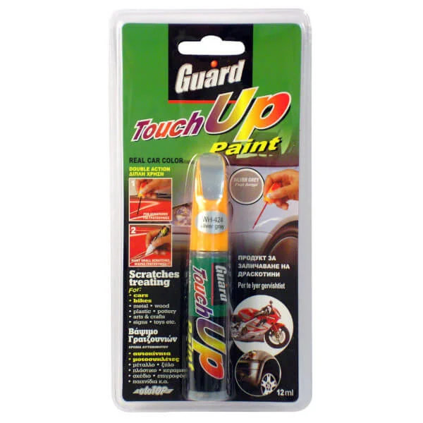 Φωτογραφία προϊόντος: GUARD 2131-6 Touch Up Paint Στυλό Επιδιόρθωσης για Γρατζουνιές Αυτοκινήτου Γκρι Ασημί 12ml